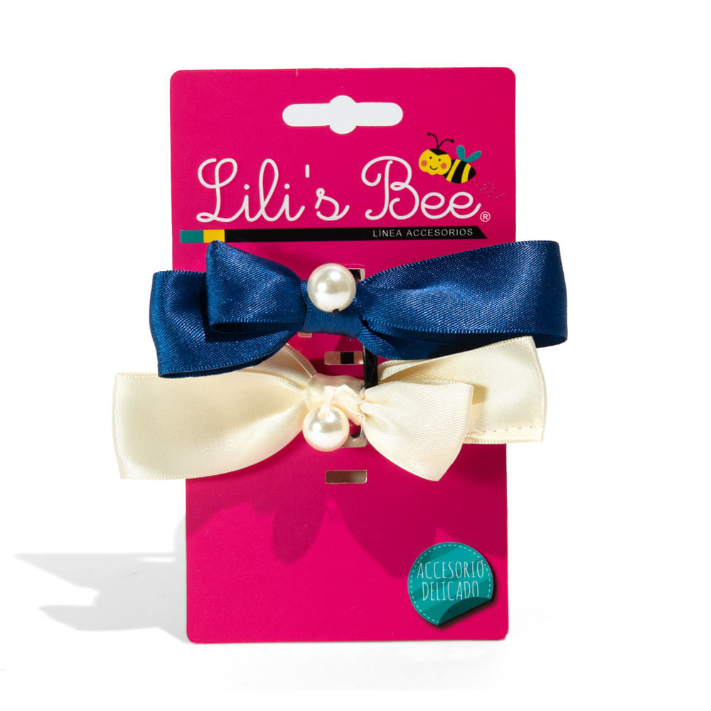 Q10438-Mini-Pinzas-Lili-s-Bee-x2-Azul-y-Blanca
