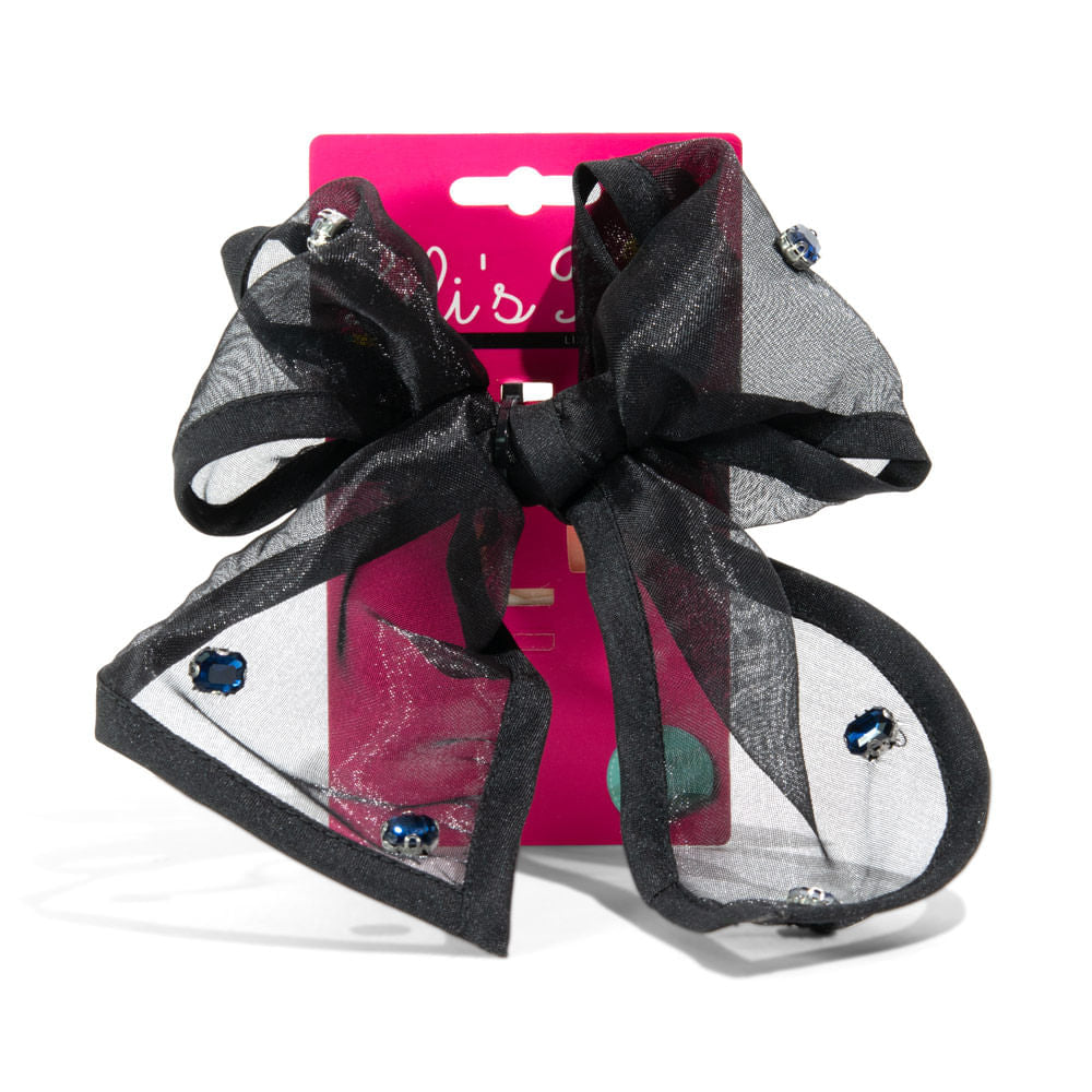 Q10483-Pinza-Lili-s-Bee-Organza-Bow-Negro