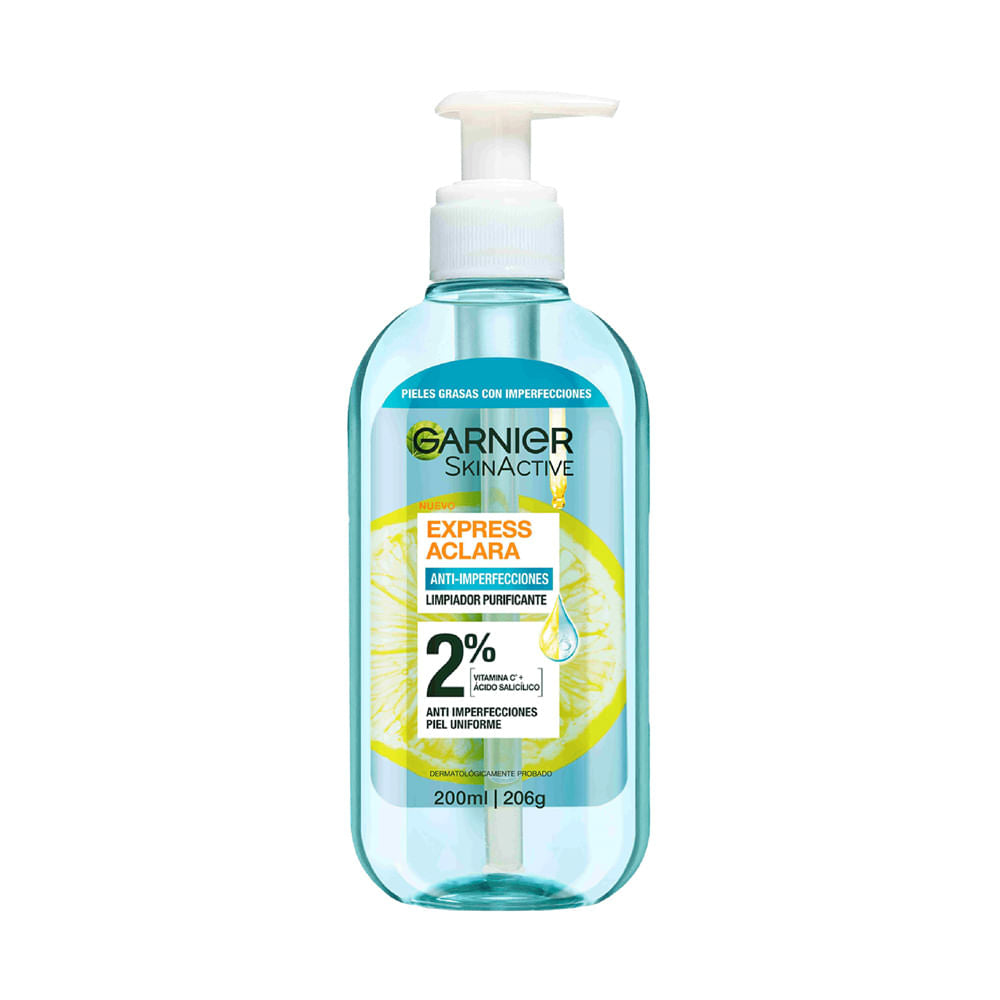 Gel Limpiador Garnier Anti-Imperfecciones Express Aclara 200ML