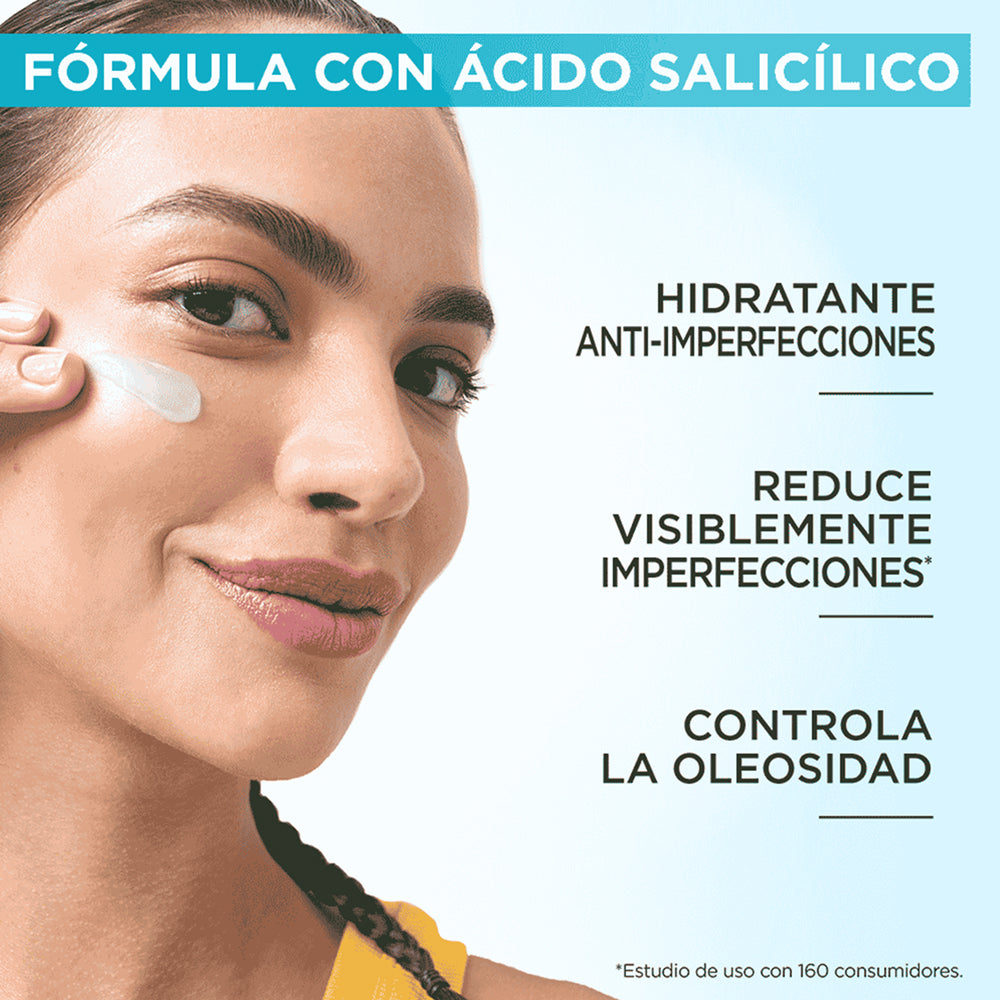 Crema Hidratante Anti Imperfecciones Toque Seco Garnier 85gr efecto: salicilico anti imperfecciones
