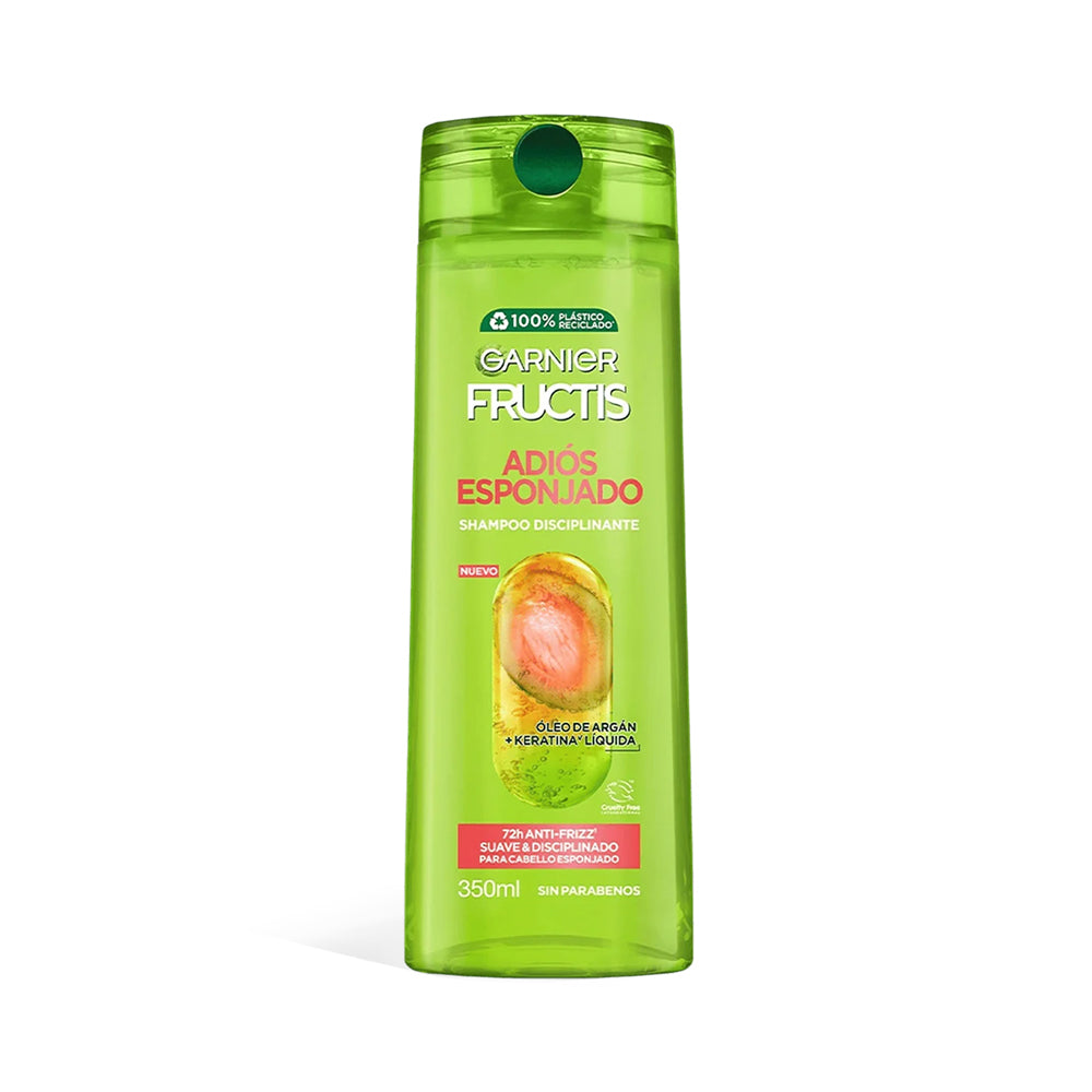 Shampoo Disciplinante Fructis Garnier Adiós Esponjado 350ml