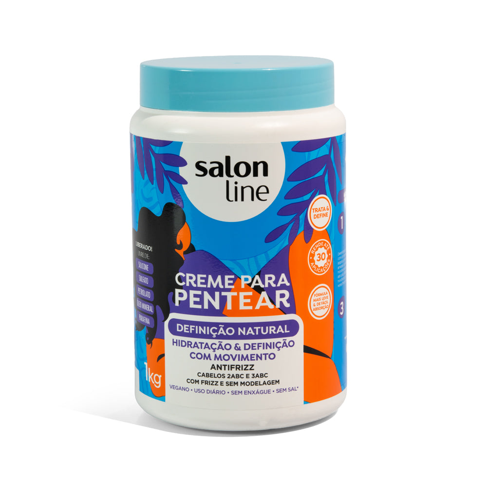 Crema Para Peinar Salon Line Definicion Natural 1000ml