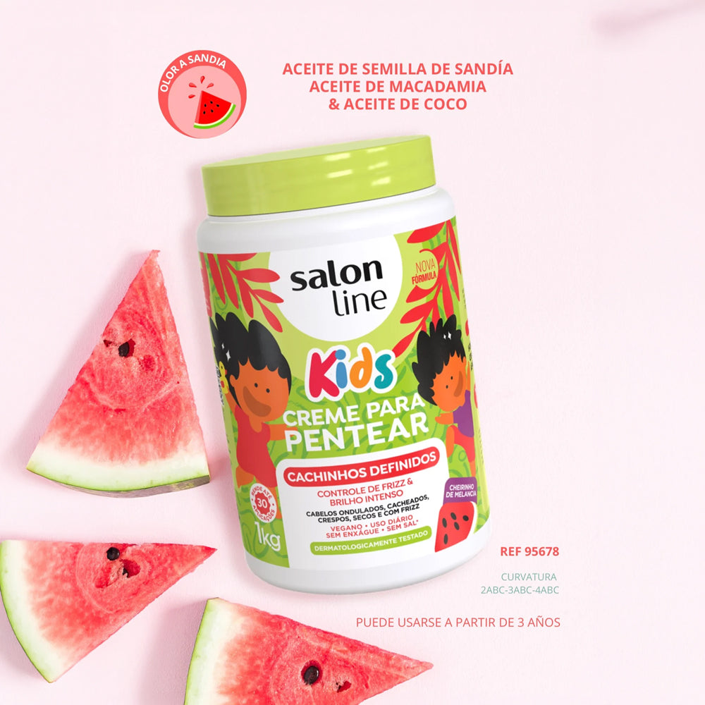 Crema Para Peinar Salon Line Kids 1000ml
