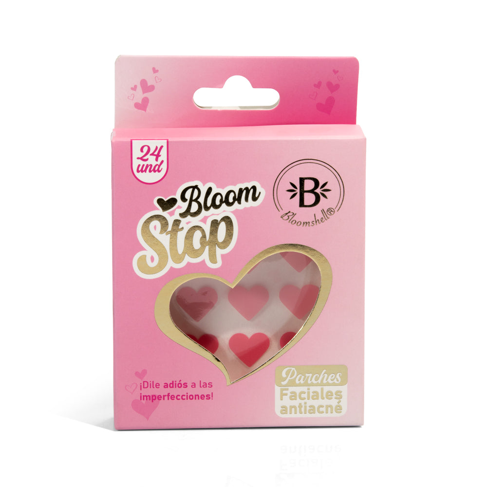 Parches Antiacné Bloom Stop Bloomshell 24 piezas BL-BAN21