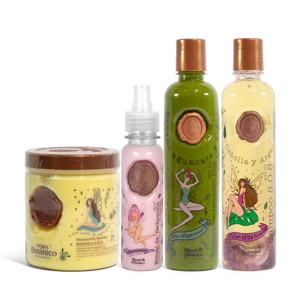 Kit Ultra Reparador Ritual Botánico para cabello dañado
