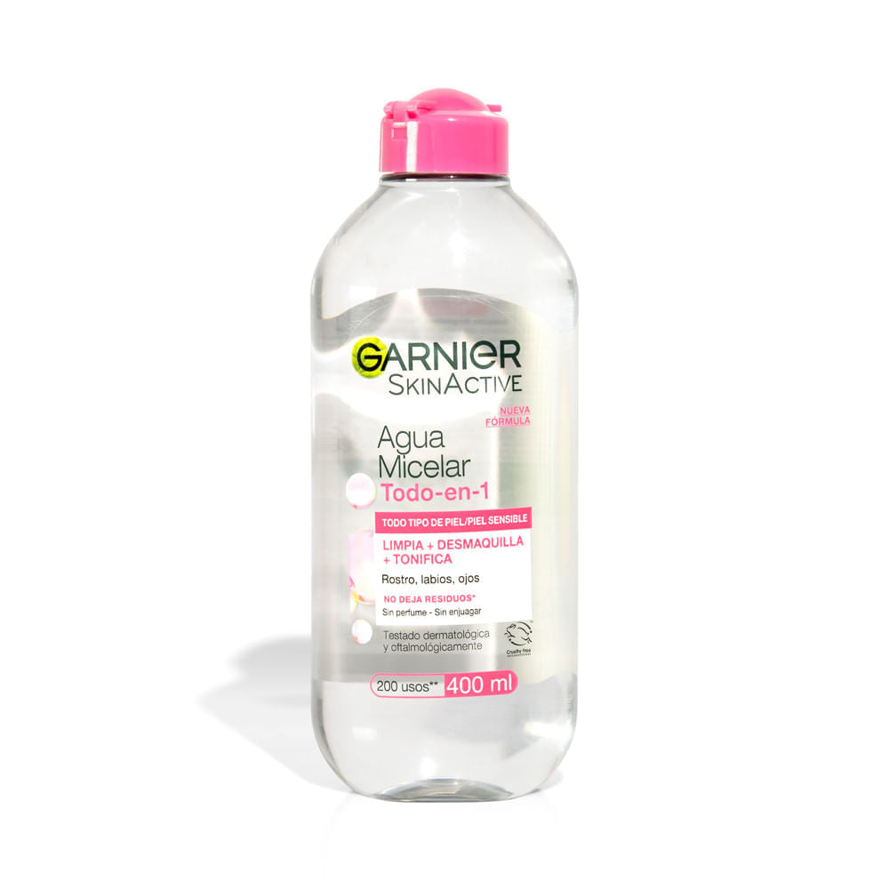 Agua Micelar Garnier Rosada Todo en 1