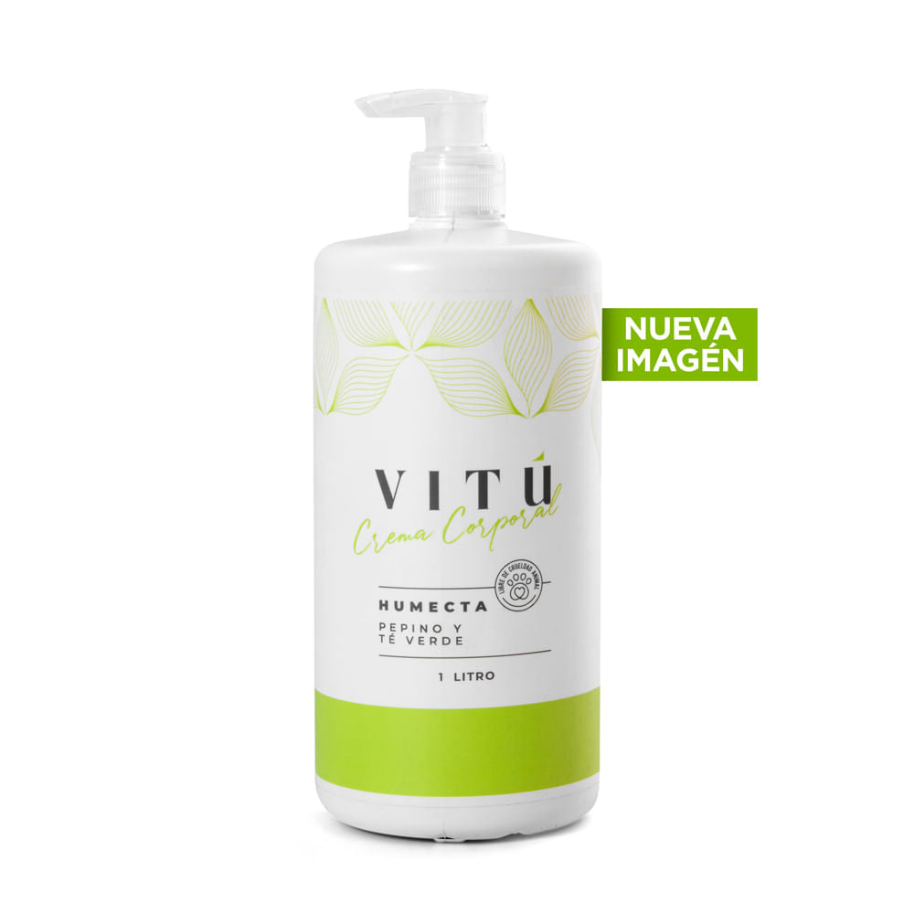 Crema Corporal Vitú Pepino y Té Verde
