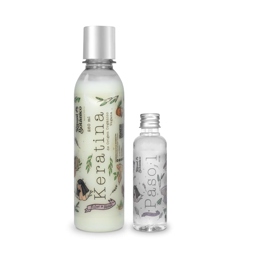 Keratina vegana Ritual Botánico Origen Vegano x250ml para alisado capilar