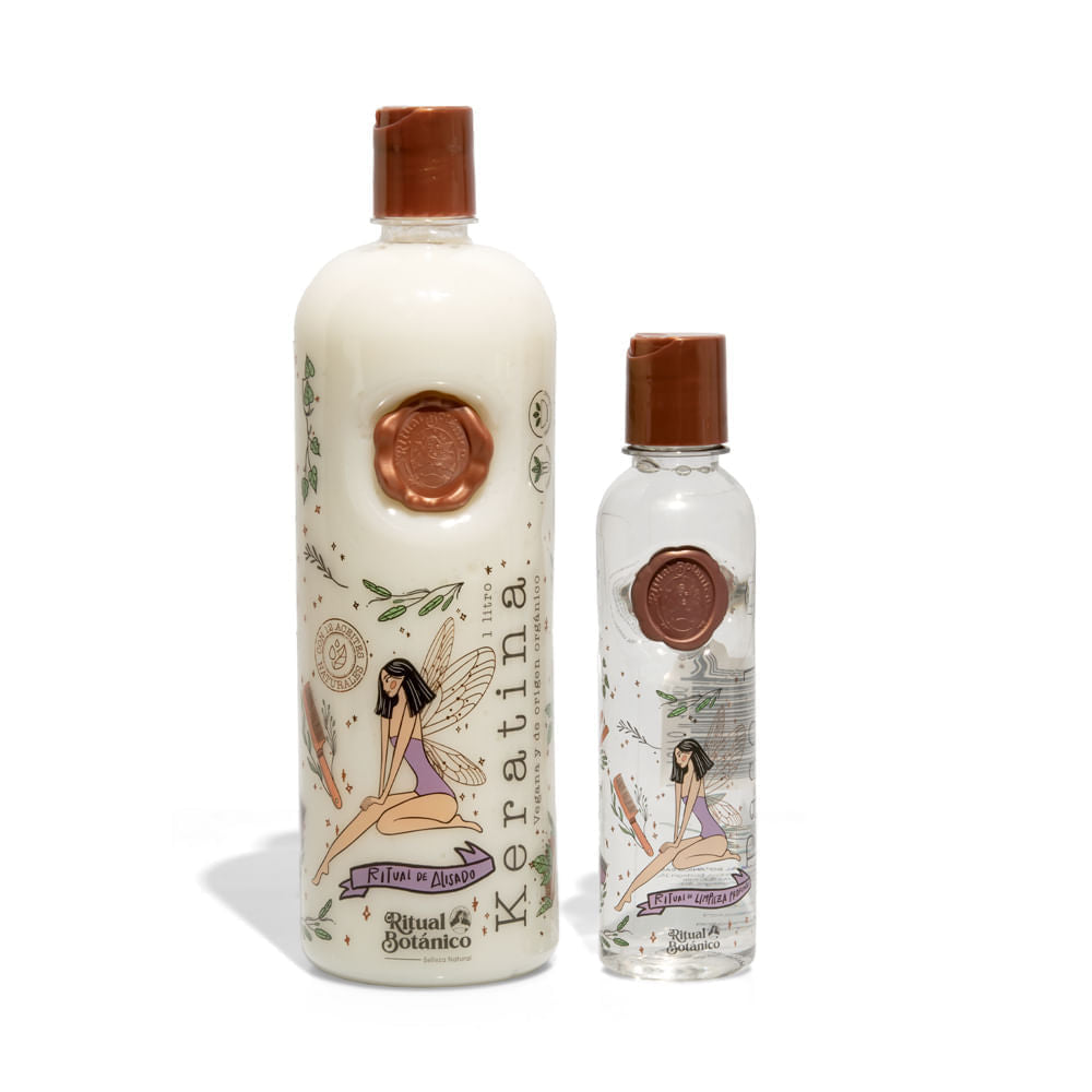 Keratina vegana Ritual Botánico Origen Vegano x1.000ml para alisado capilar