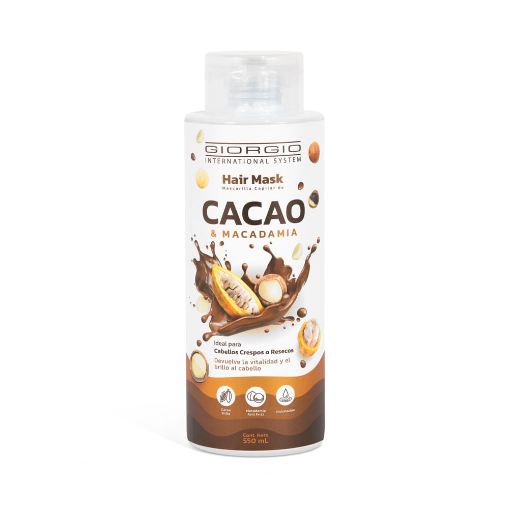 Mascarilla Capilar Giorgio Macadamia y Cacao