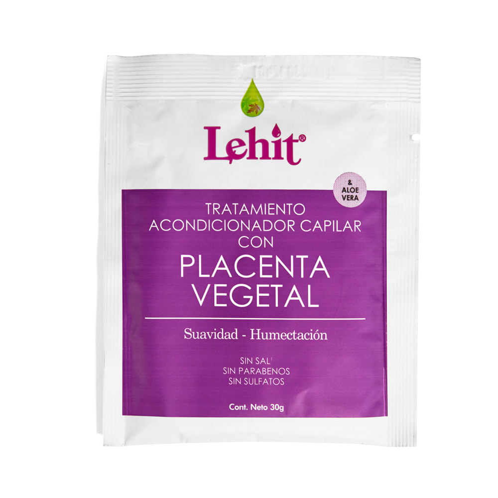 Tratamiento Capilar Lehit Placenta Vegetal x30g