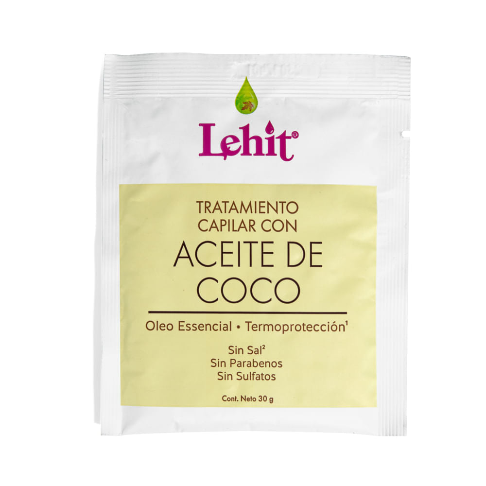 Tratamiento Capilar Lehit Óleo de Coco x30g